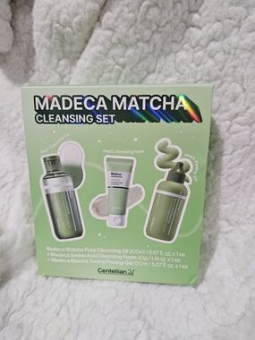 Centellian24 Madeca Matcha Cleansing Set 3-Piece K-Beauty NEW